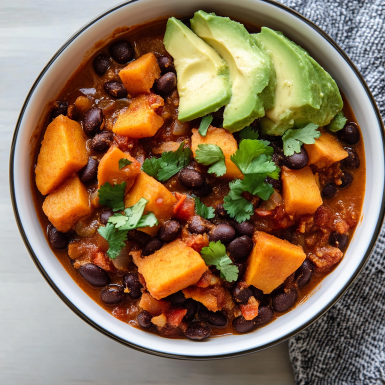 Sweet Potato Black Bean Chili