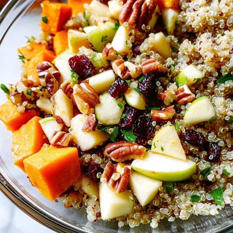 Apple Sweet Potato Quinoa Salad