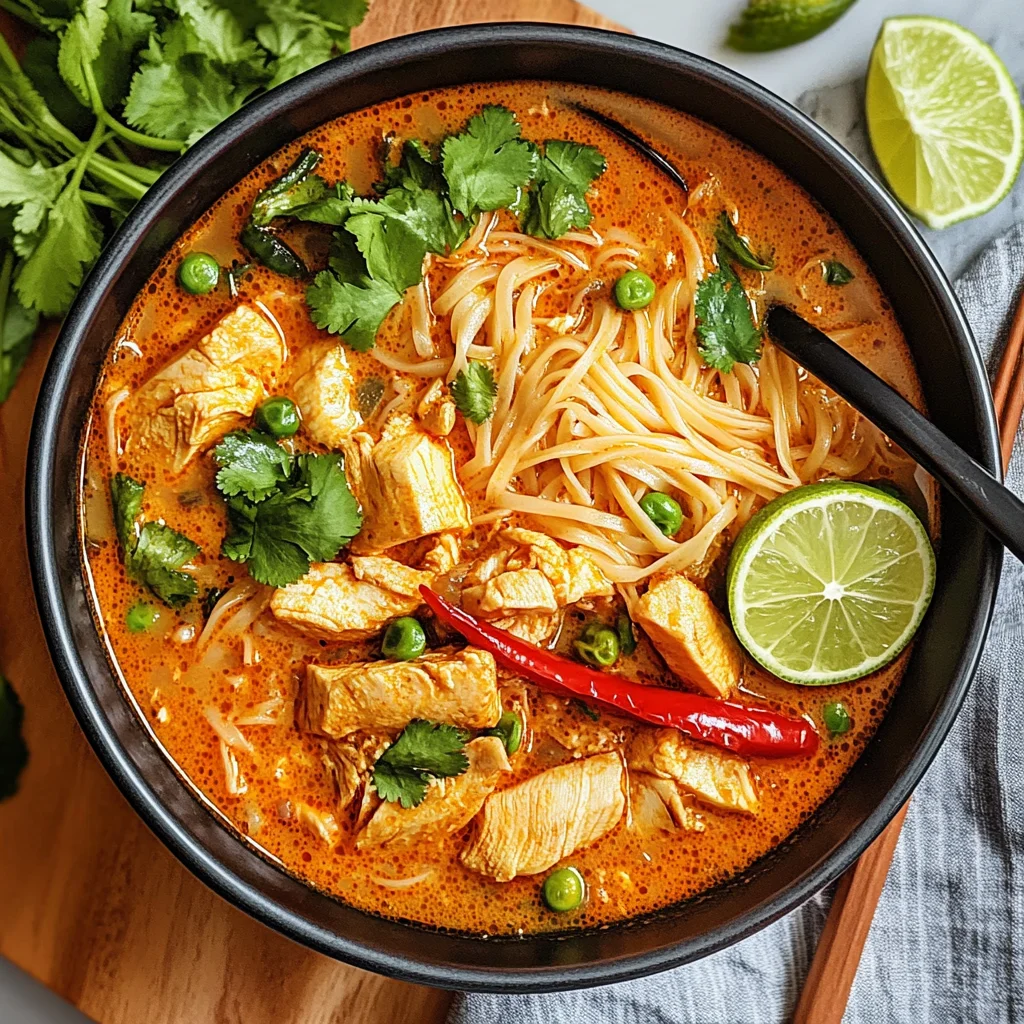 Thai Red Curry Noodle Soup