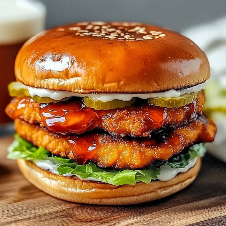 Hot Honey Chicken Burger