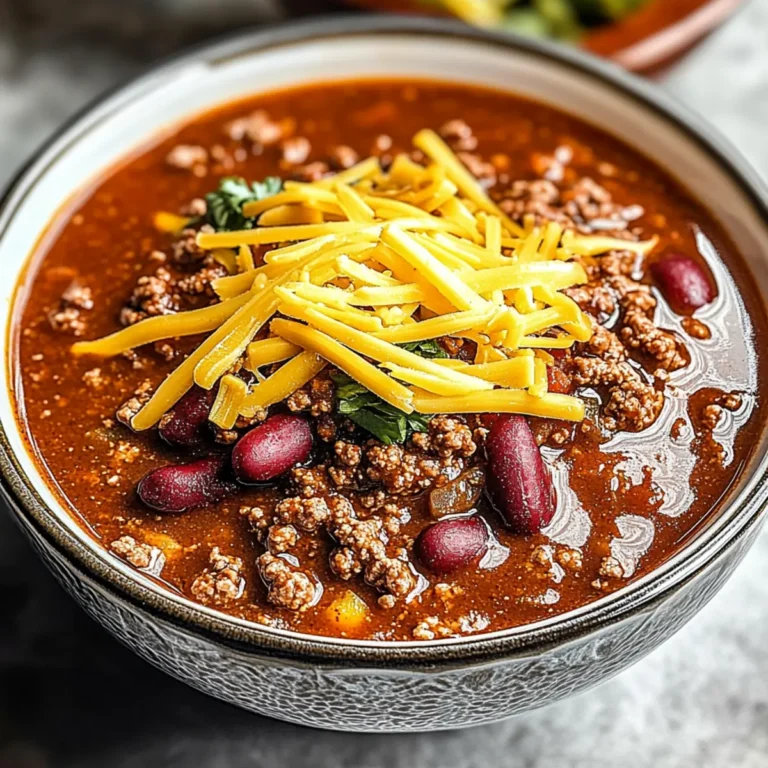Homestyle Classic Chili