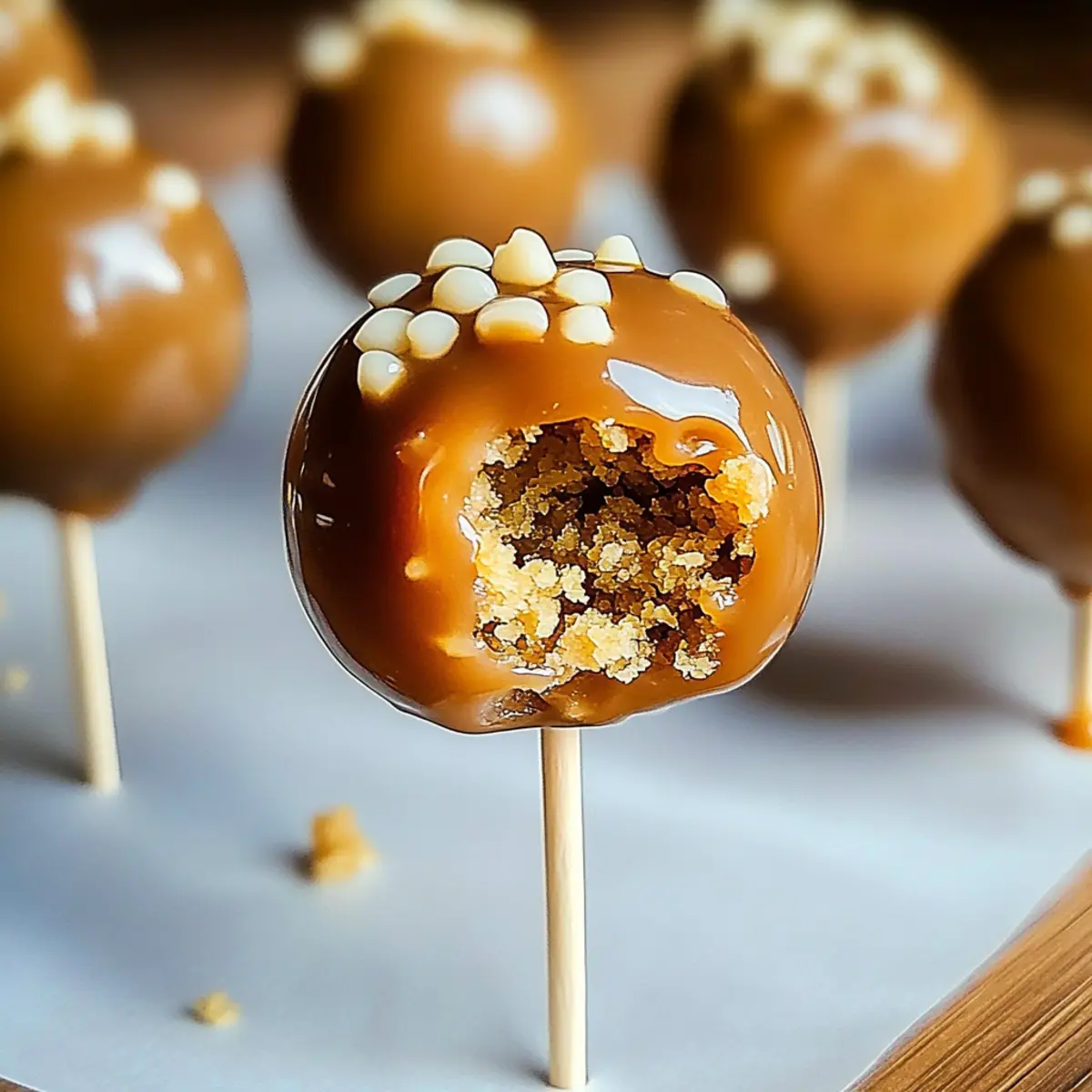 Caramel Apple Cake Pops