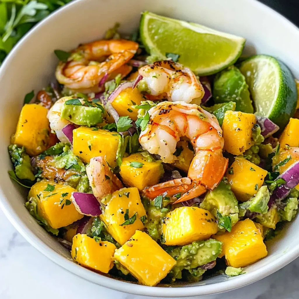 Mango Avocado Shrimp Salad