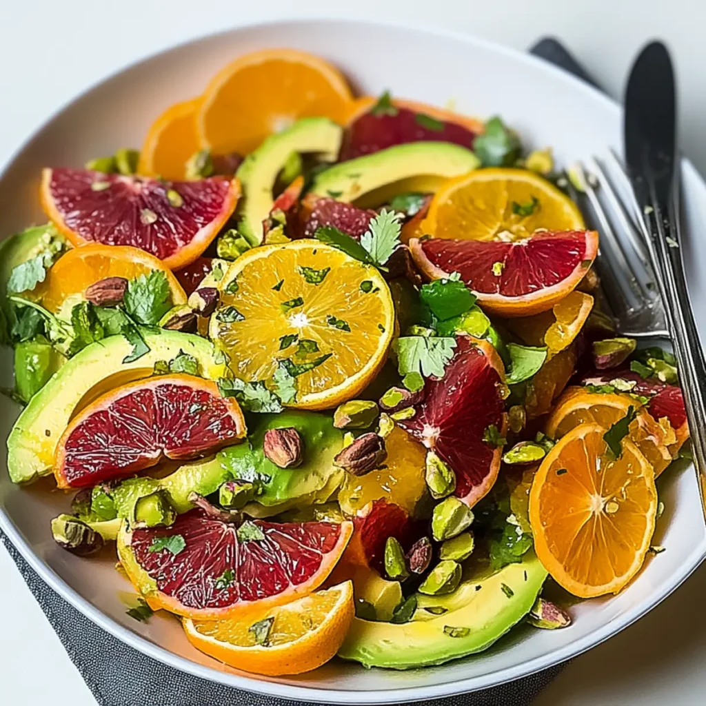 Citrus Avocado Salad with Pistachios