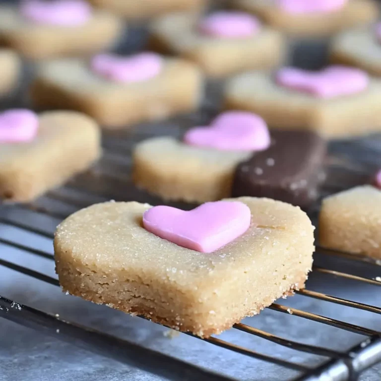 Shortbread Heart Cookies