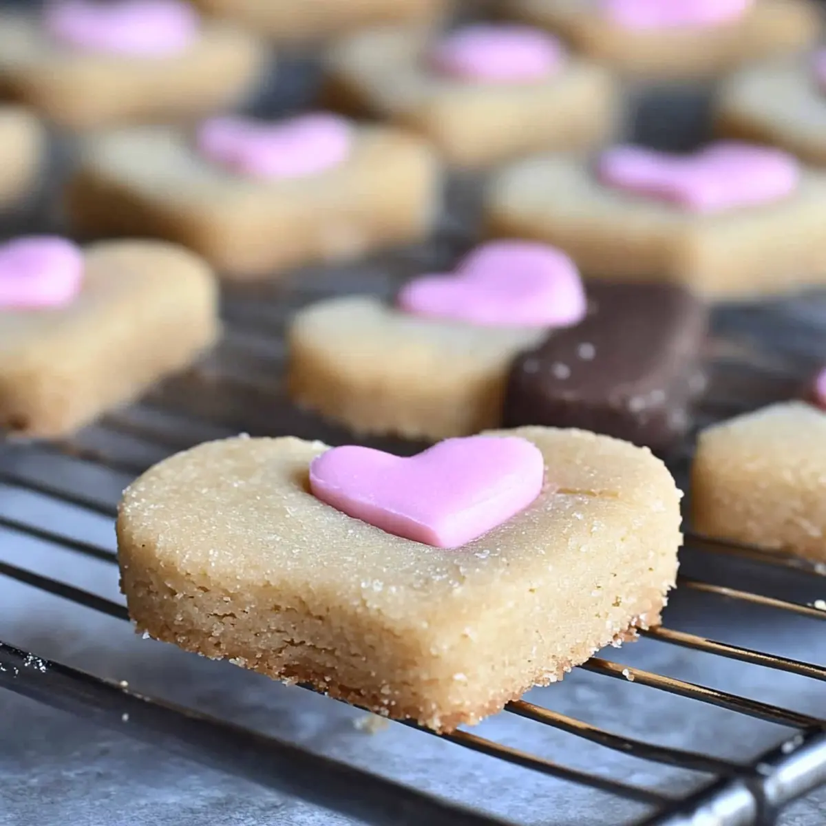 Shortbread Heart Cookies