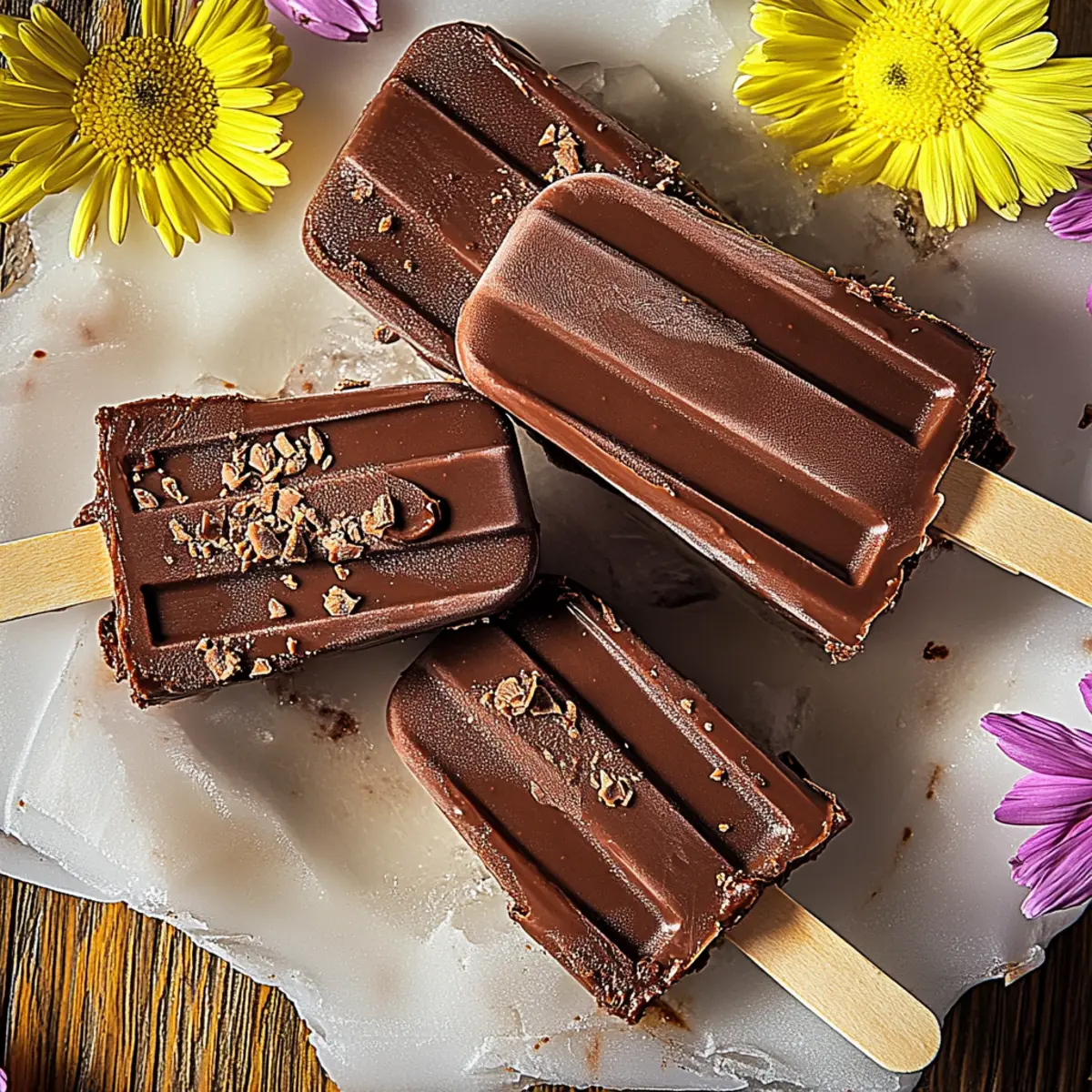 Chocolate Avocado Fudgesicles