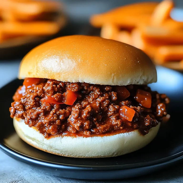 Homemade Sloppy Joes