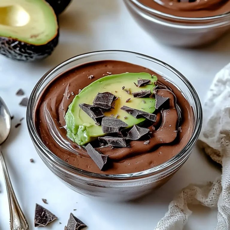 Chocolate Avocado Pudding