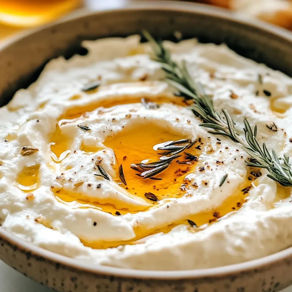 Ricotta Dip with Hot Honey