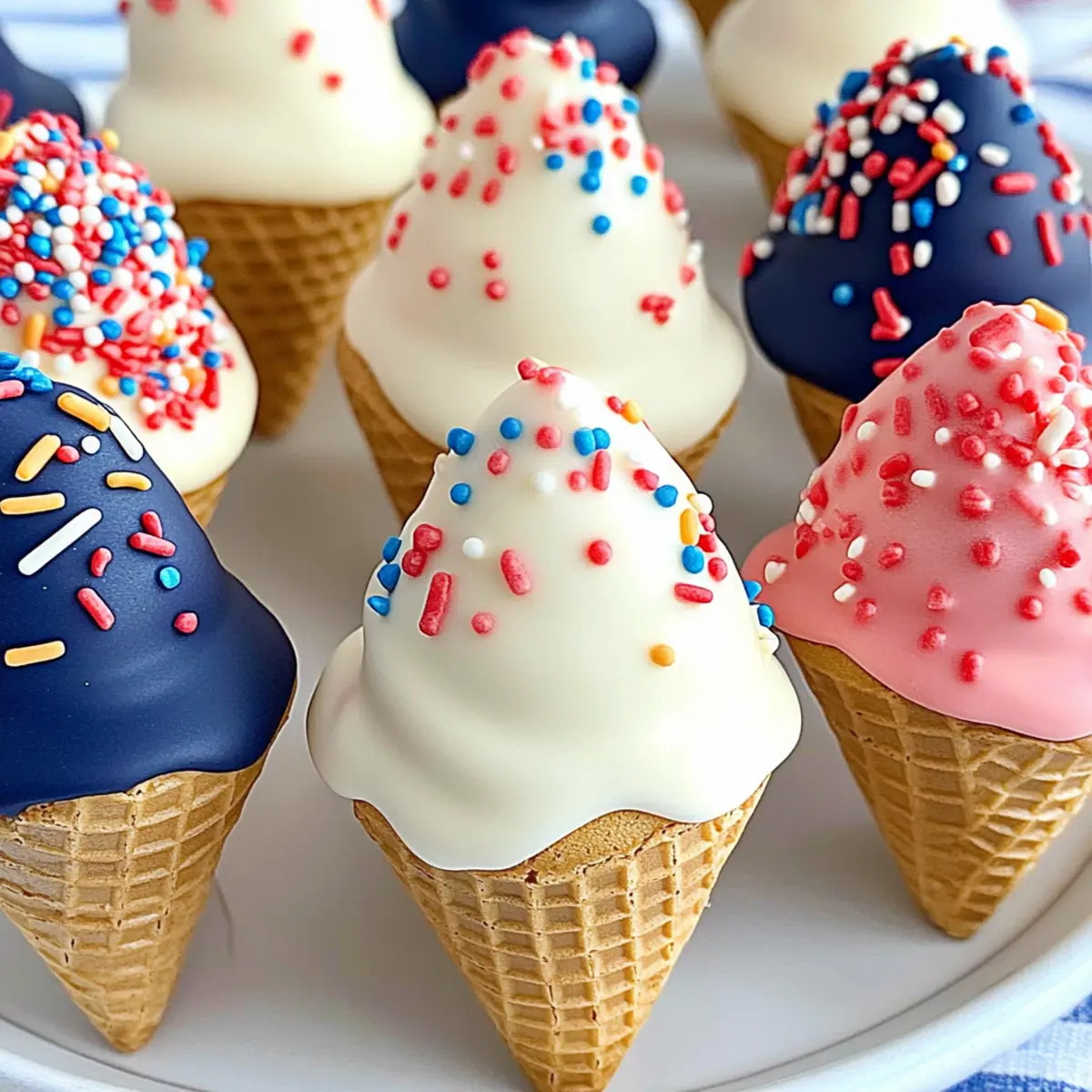 Ice Cream Cone Cake Pops