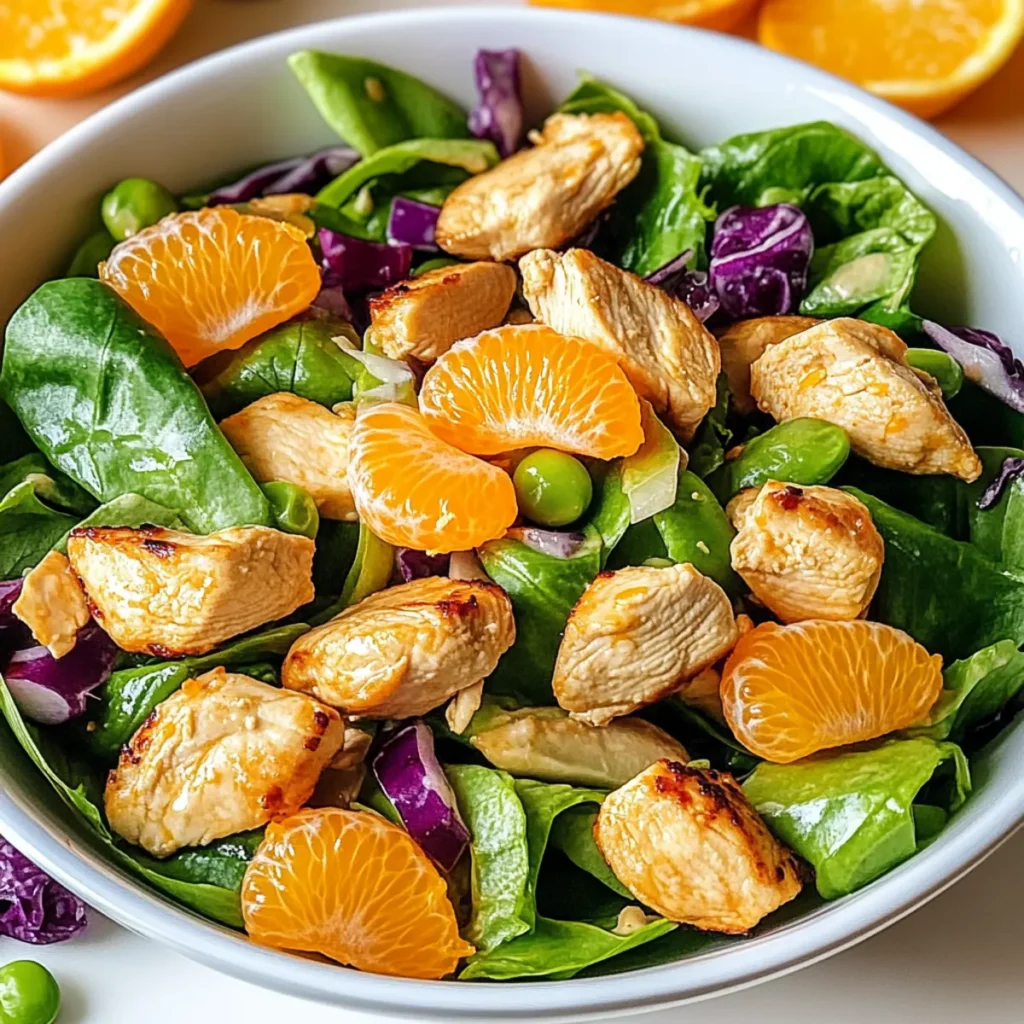 Mandarin Orange Chicken Salad