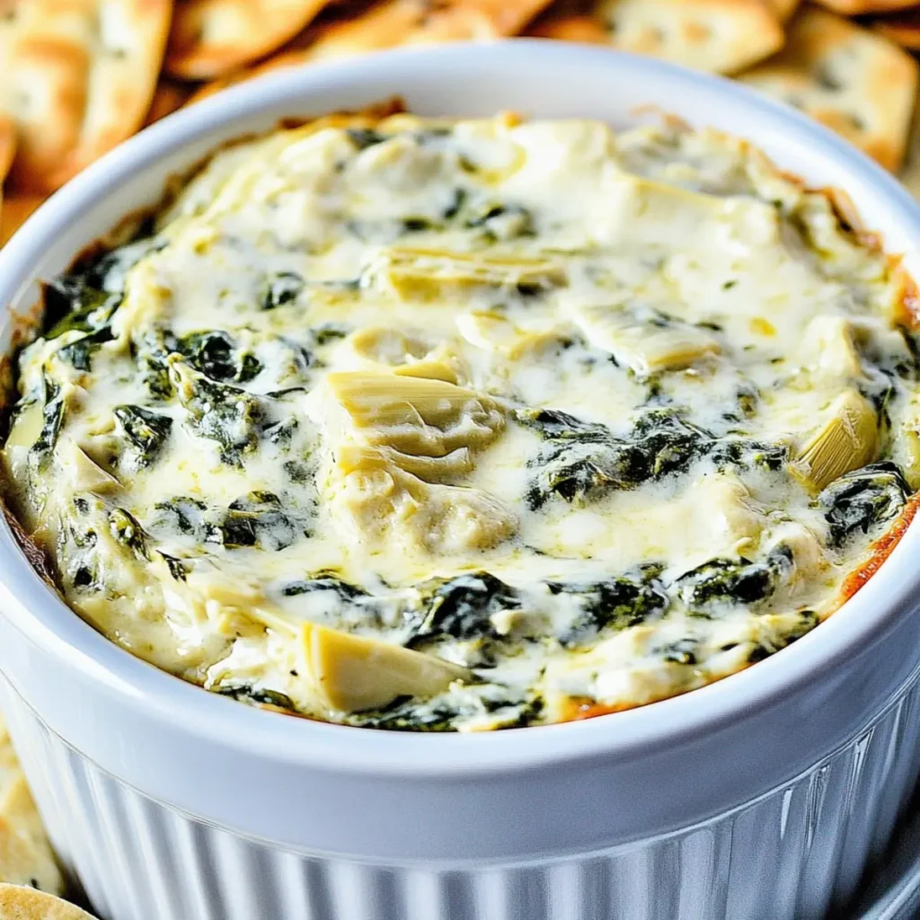 Crockpot Spinach Artichoke Dip