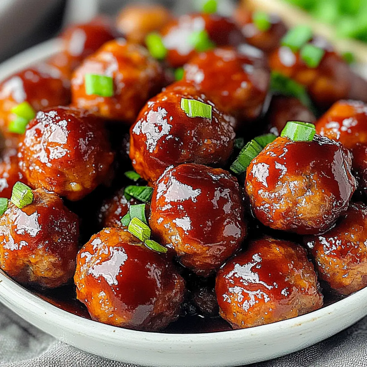 BBQ Meatballs