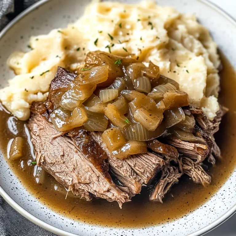 Hearty Instant Pot French Onion Pot Roast