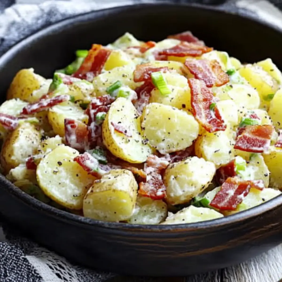 Australian-Style Potato Salad with Bacon