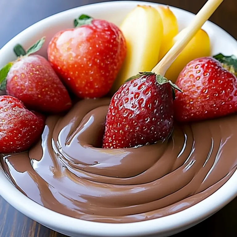 Chocolate Dip for Fruit