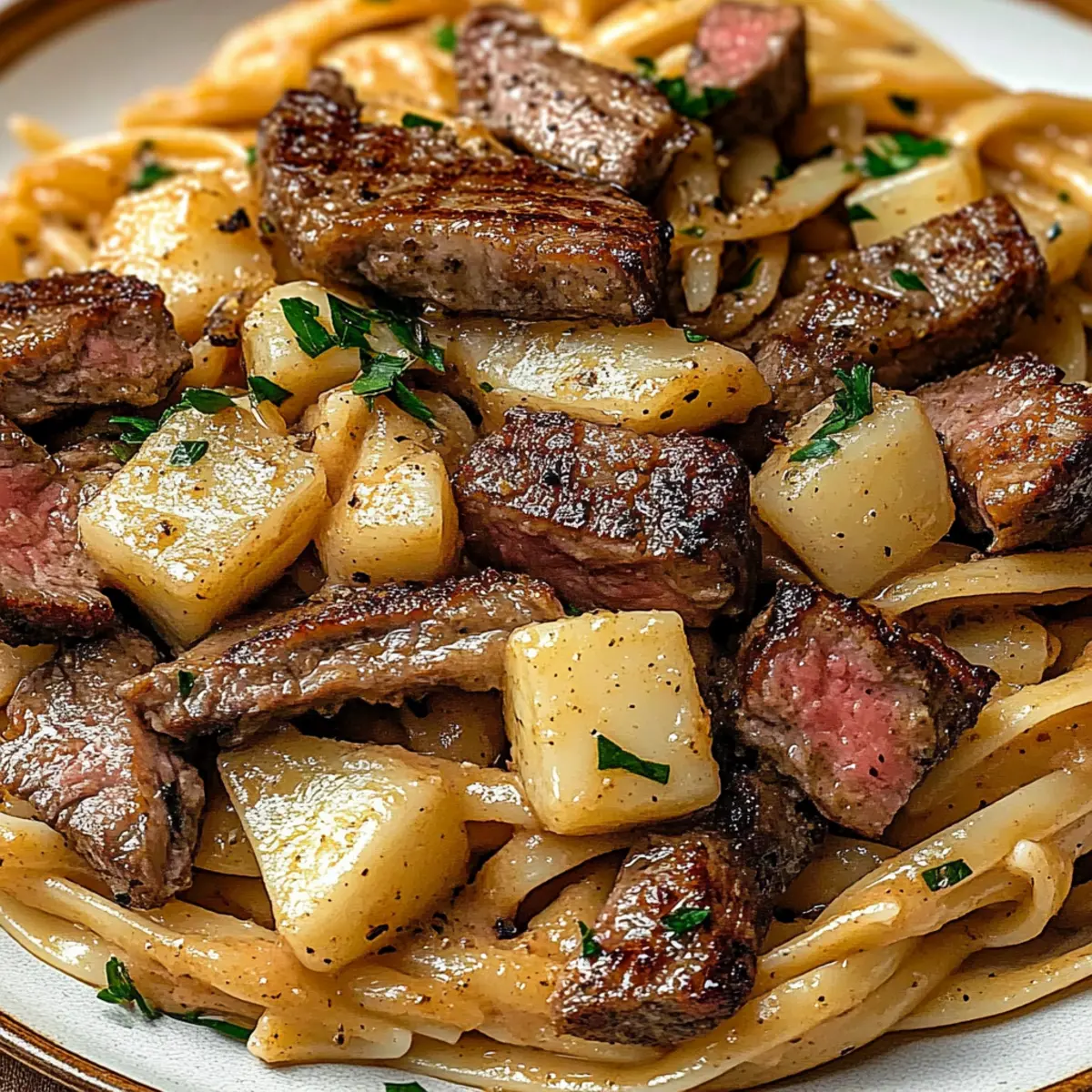 Cajun Steak Pasta