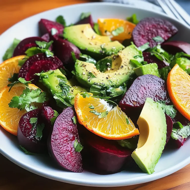 Avocado Orange Beet Salad