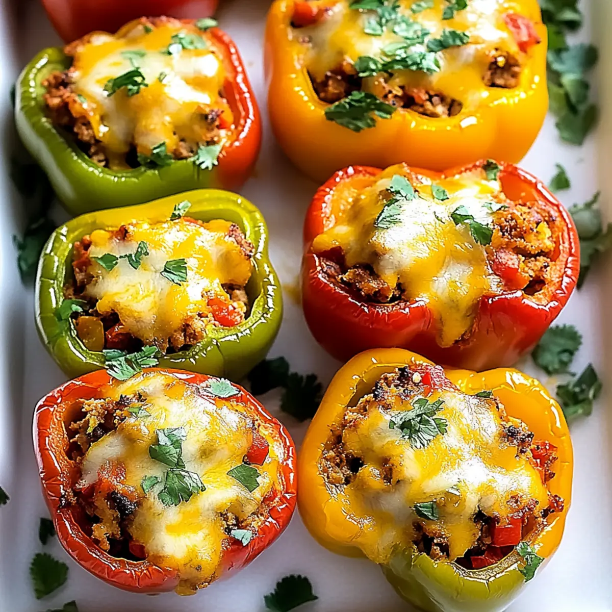 Healthy Turkey Stuffed Peppers