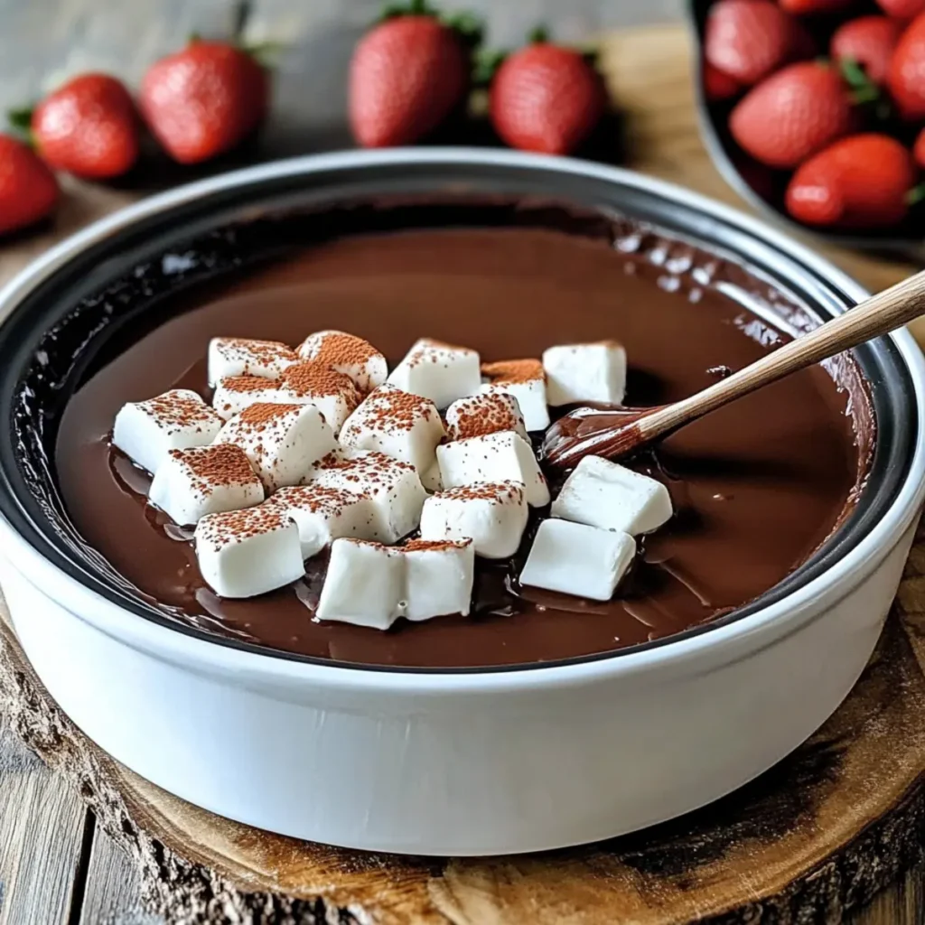 Crock Pot Chocolate Fondue