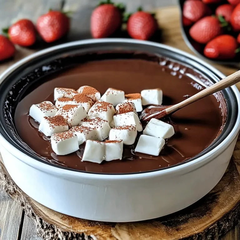 Crock Pot Chocolate Fondue