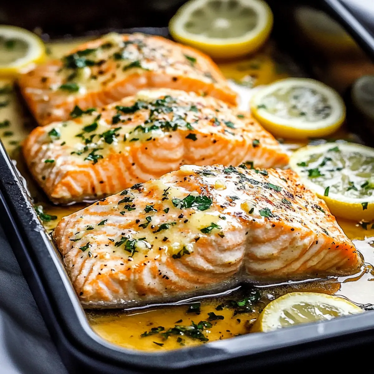 Garlic Butter Baked Salmon