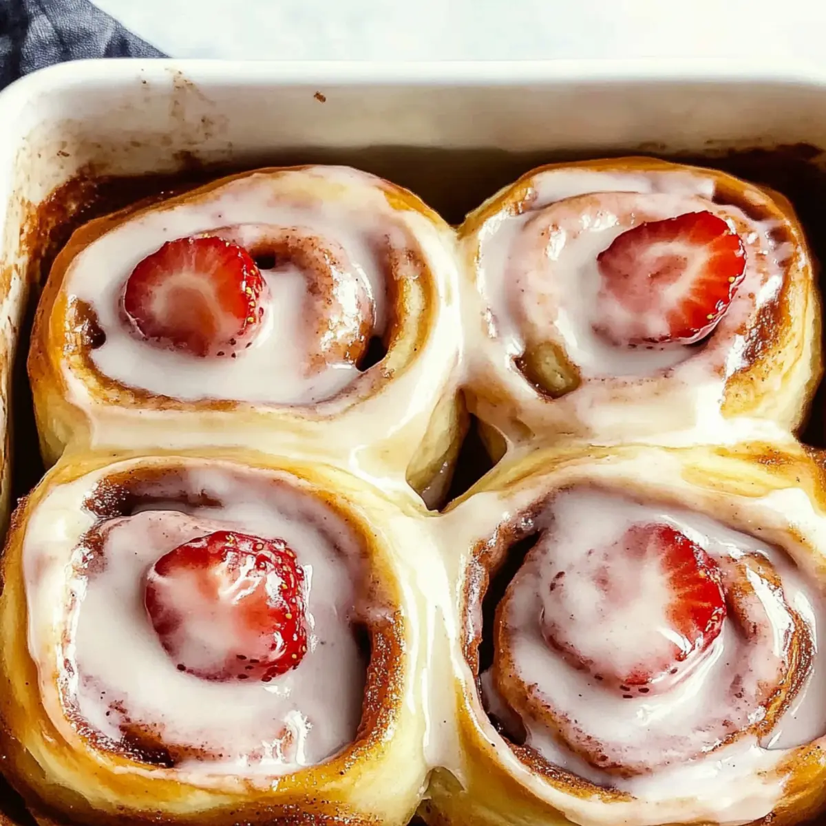 Strawberry Cinnamon Rolls