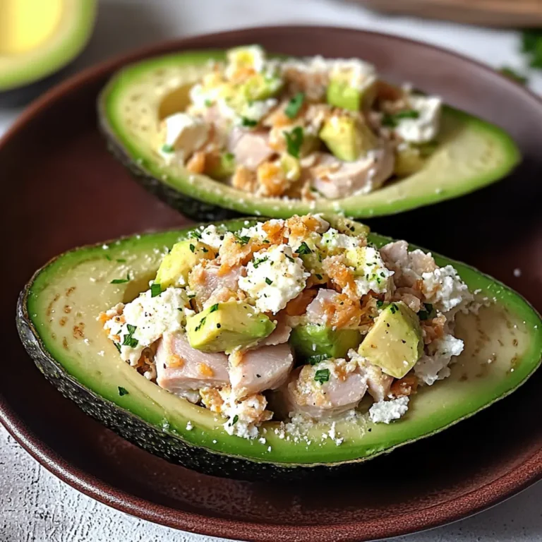 Tuna Stuffed Avocados