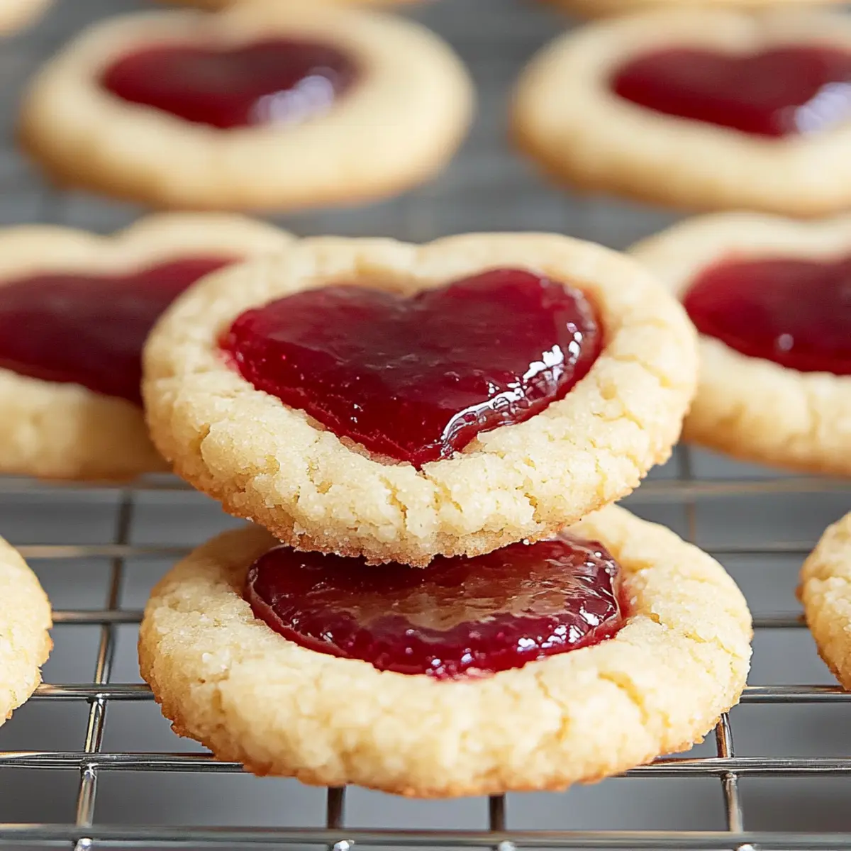Heart Jam Cookies