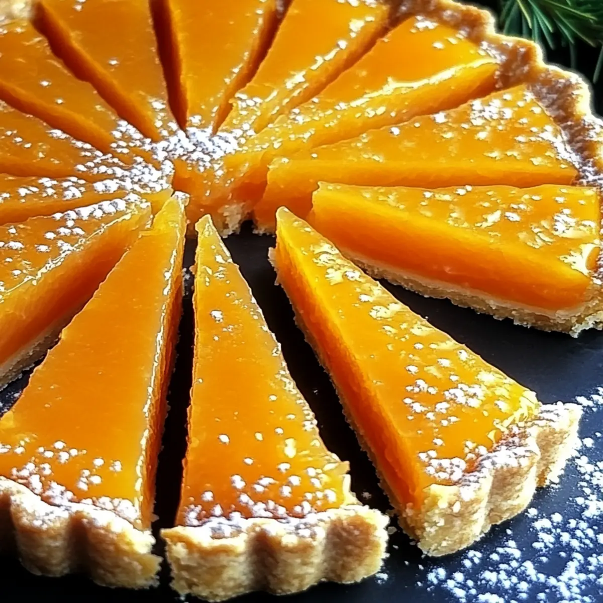 Mouthwatering Orange Tart