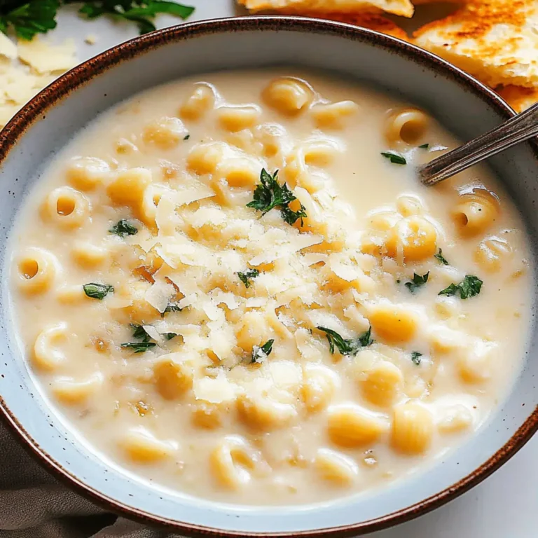 Parmesan Pasta Soup