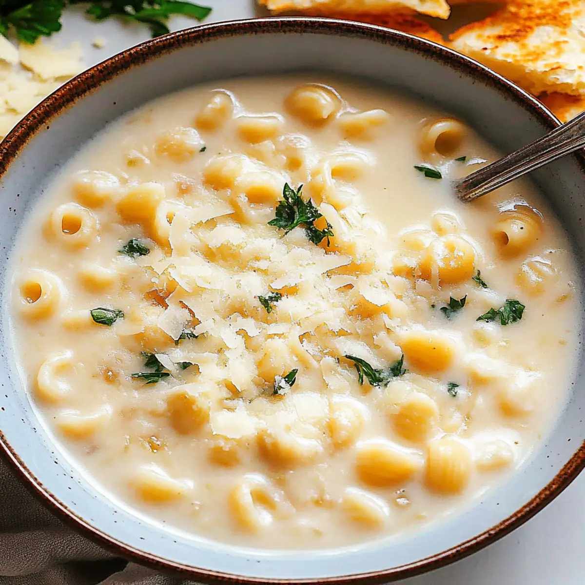 Parmesan Pasta Soup