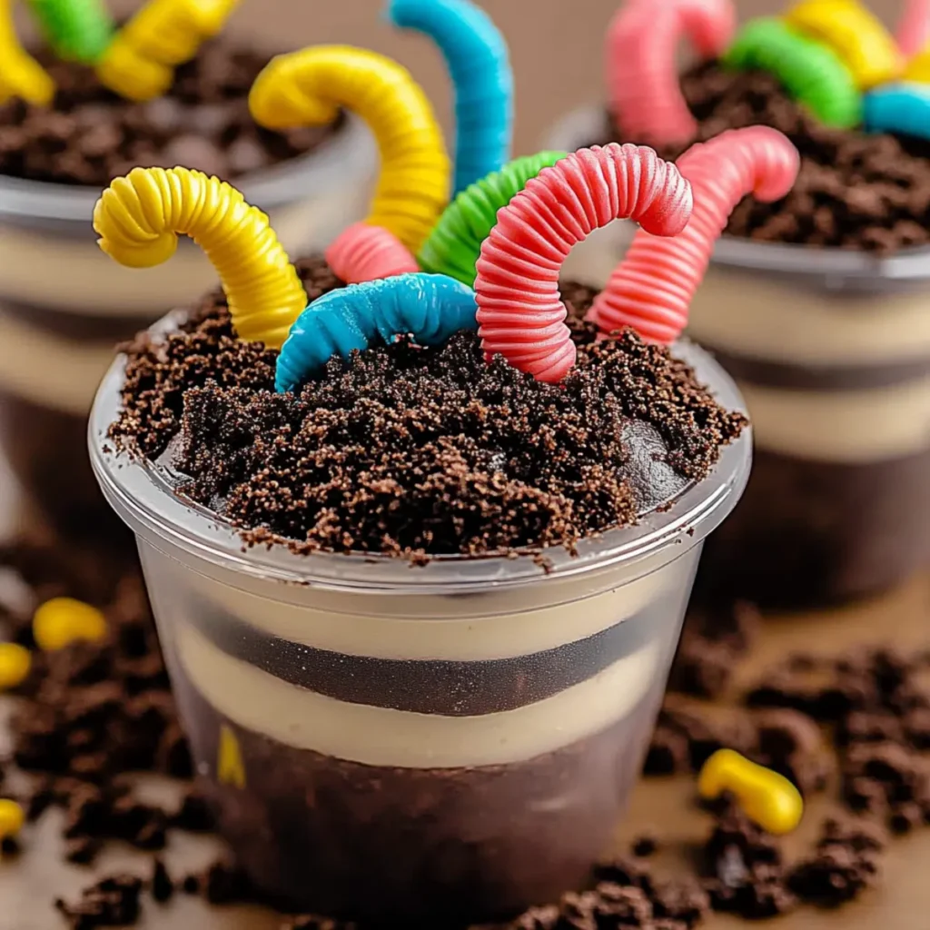Worms and Dirt Cake Pops