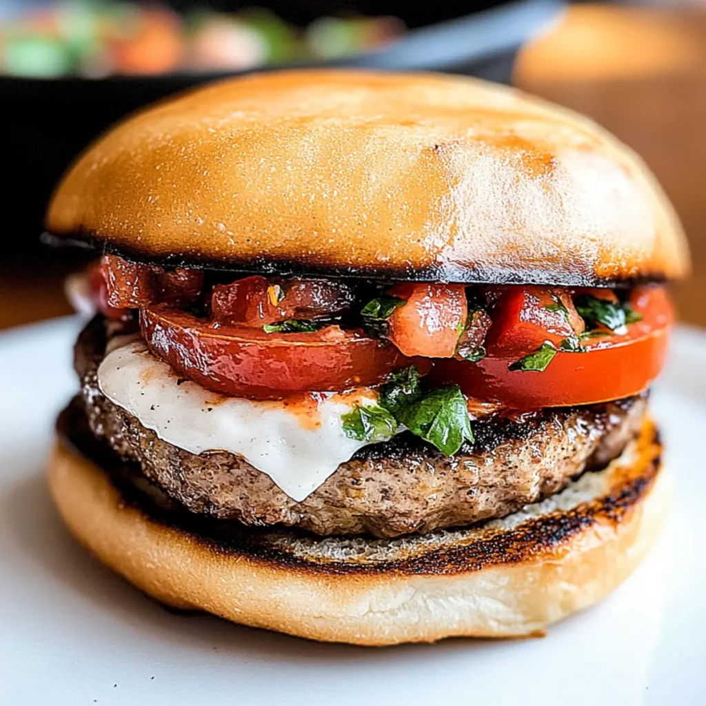Bruschetta Burgers