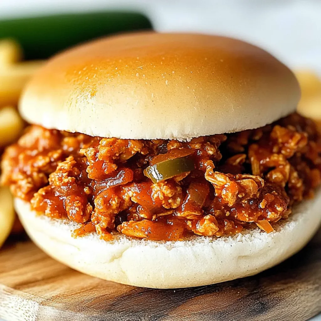 Cajun Chicken Sloppy Joes