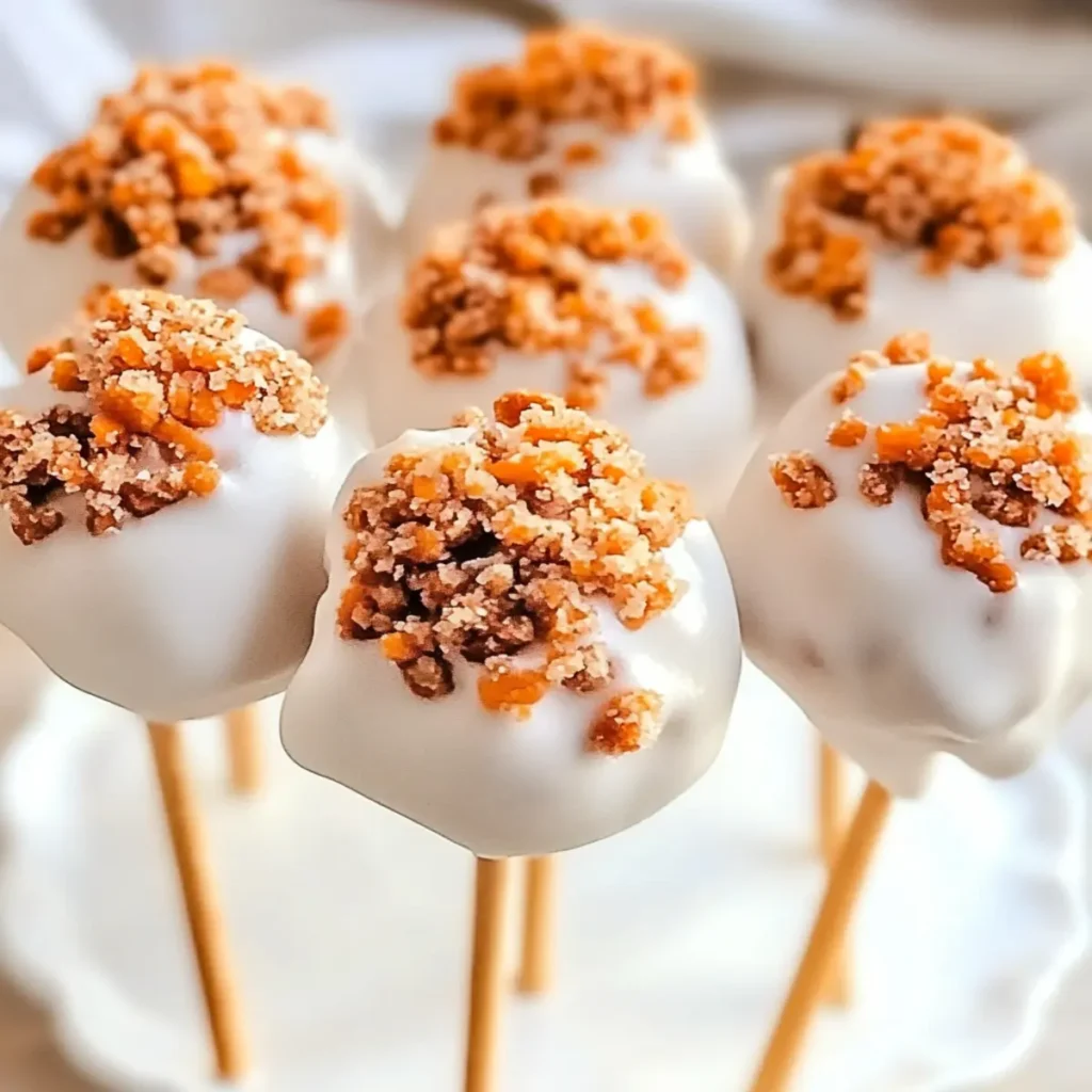 Carrot Cake Pops