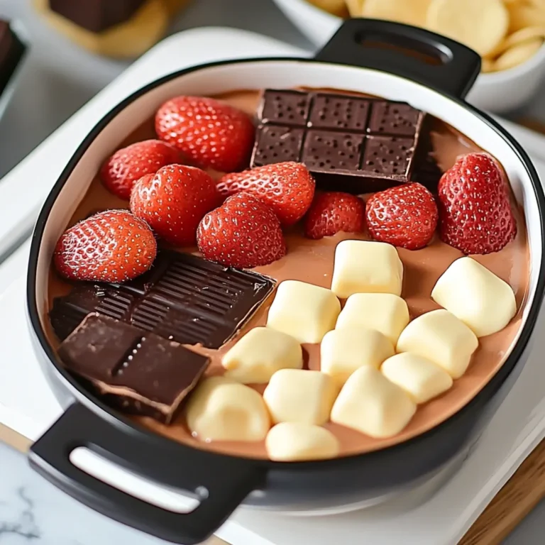 Chocolate Fondue at Home