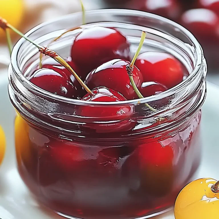 Homemade Maraschino Cherries