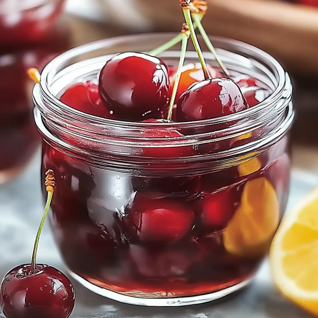 Homemade Maraschino Cherries