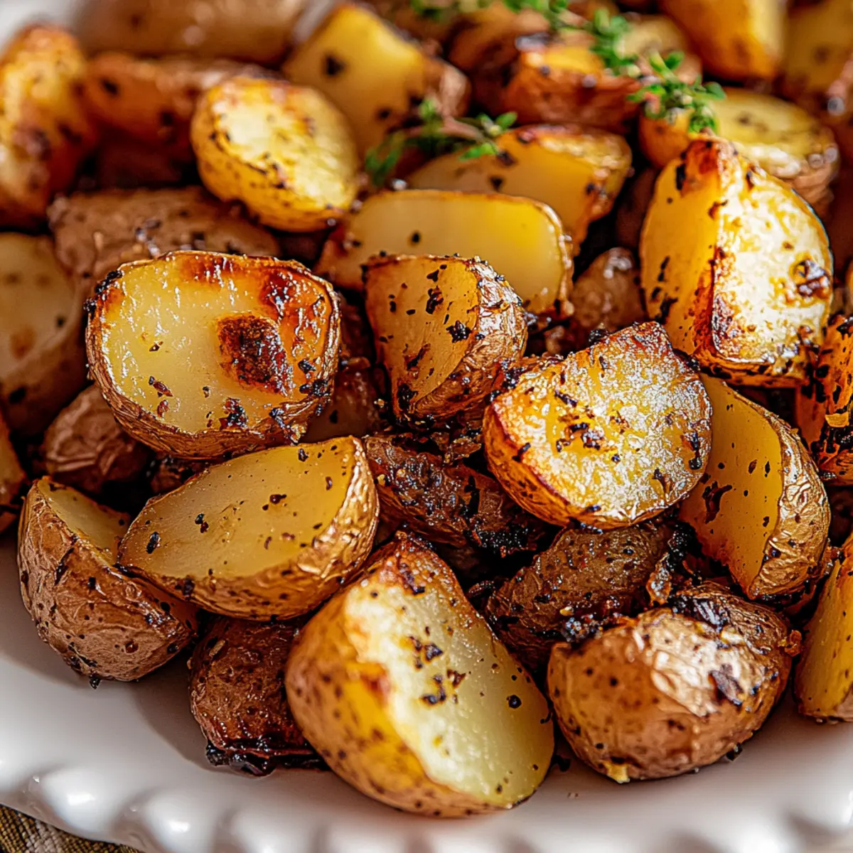 Honey Mustard Roasted Potatoes