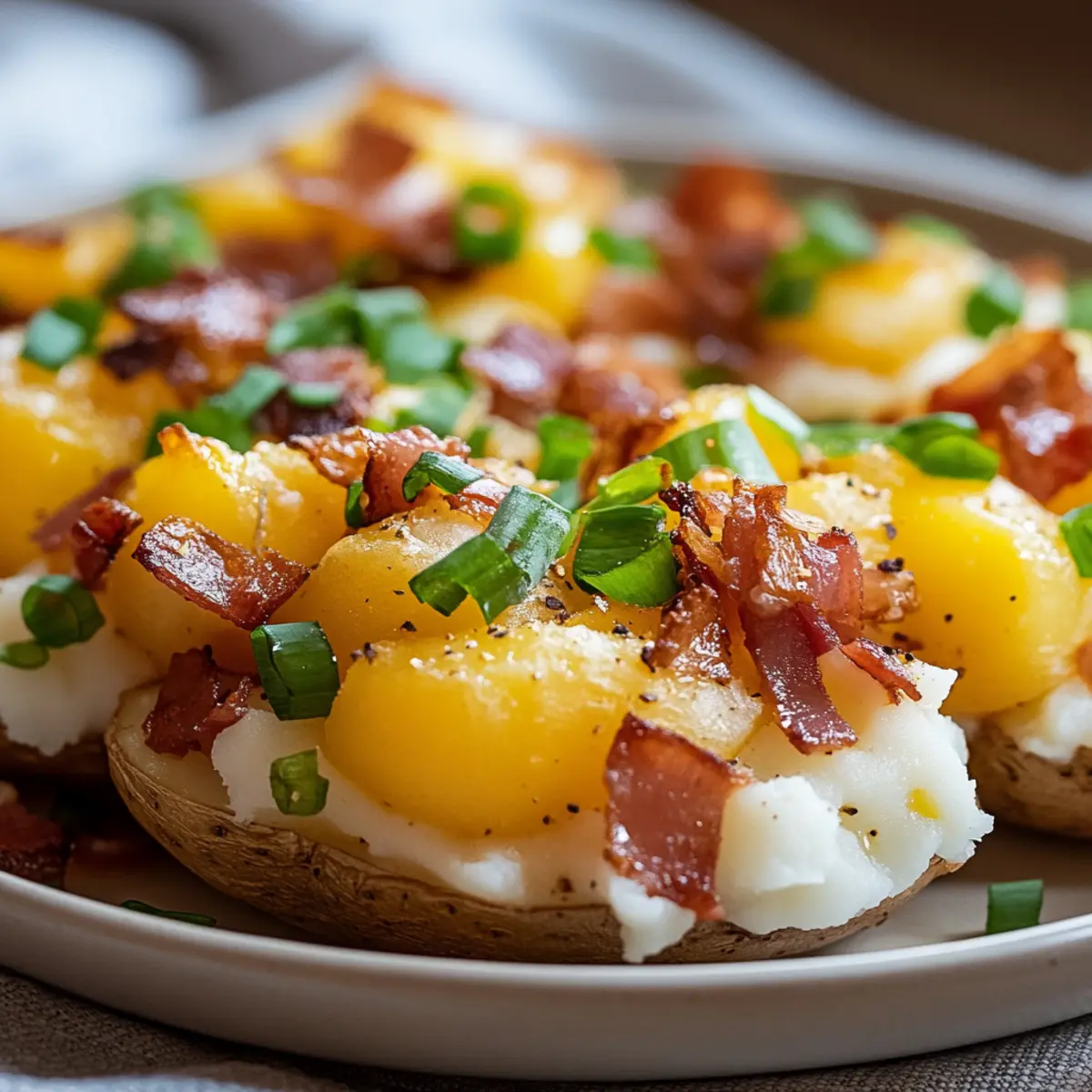 Loaded Smashed Potatoes