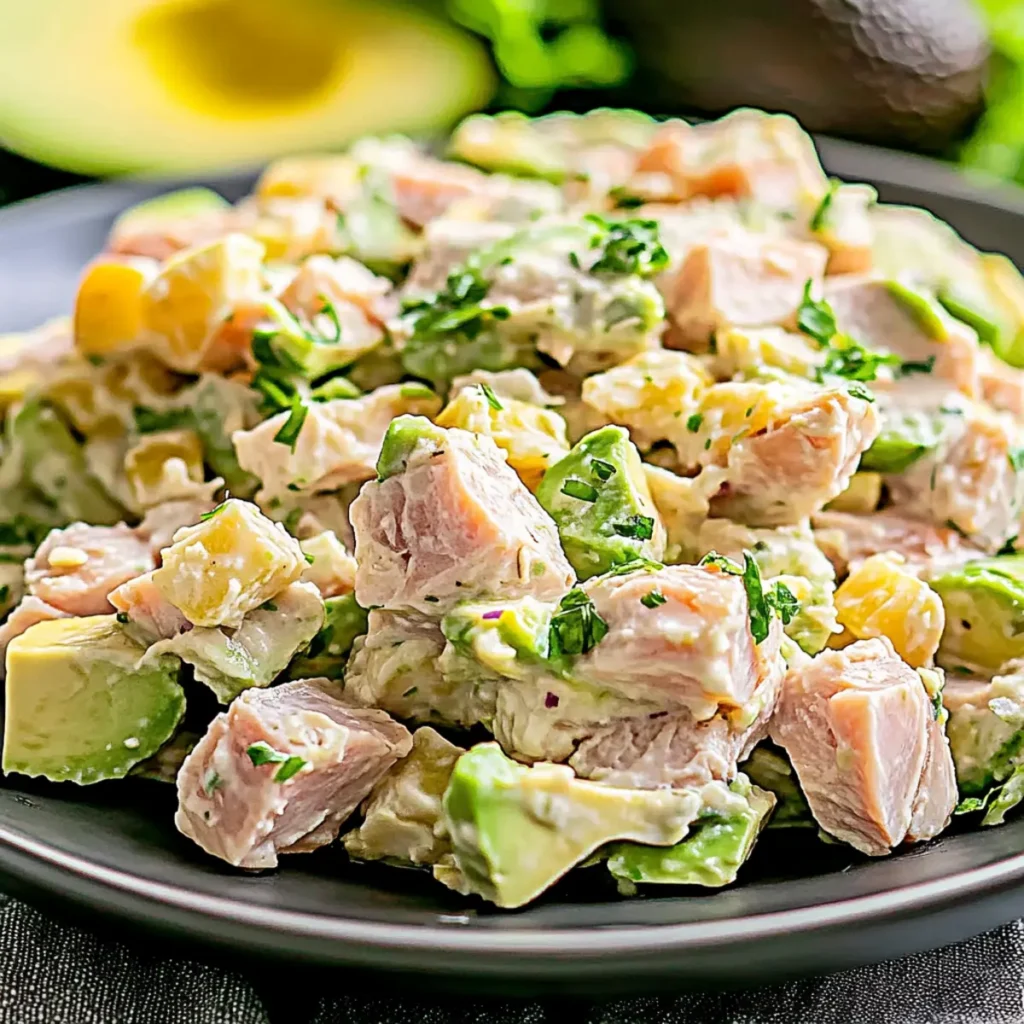 Tuna Salad with Avocado and Greek Yogurt