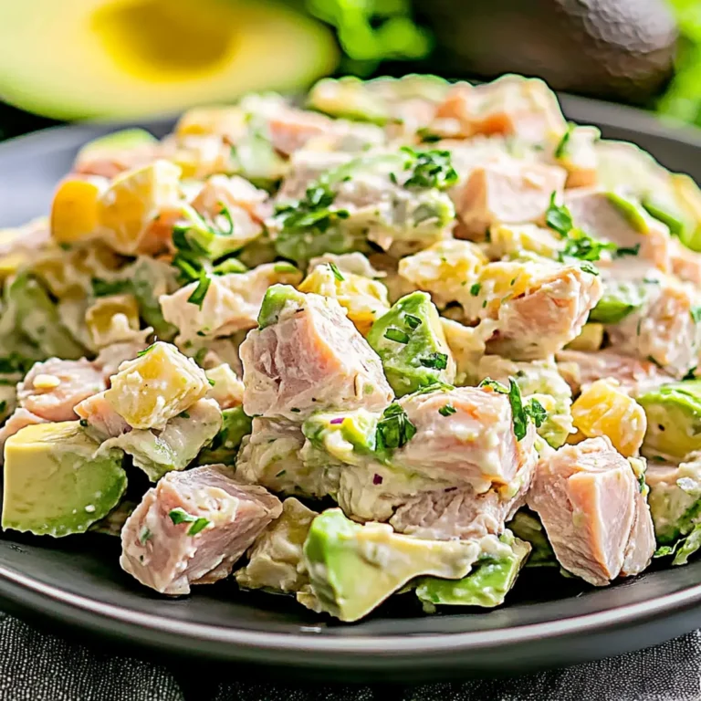 Tuna Salad with Avocado and Greek Yogurt