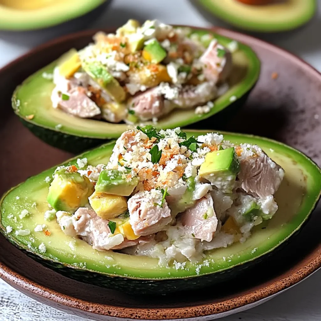 Tuna Stuffed Avocados