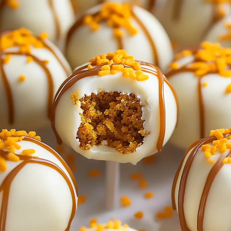 Pumpkin Spice Cake Pops
