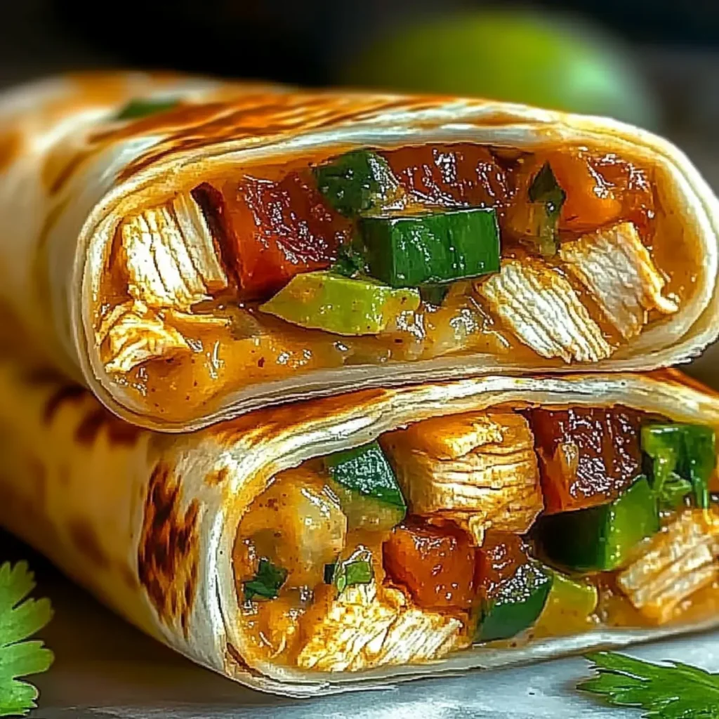 Chipotle Ranch Chicken Burrito