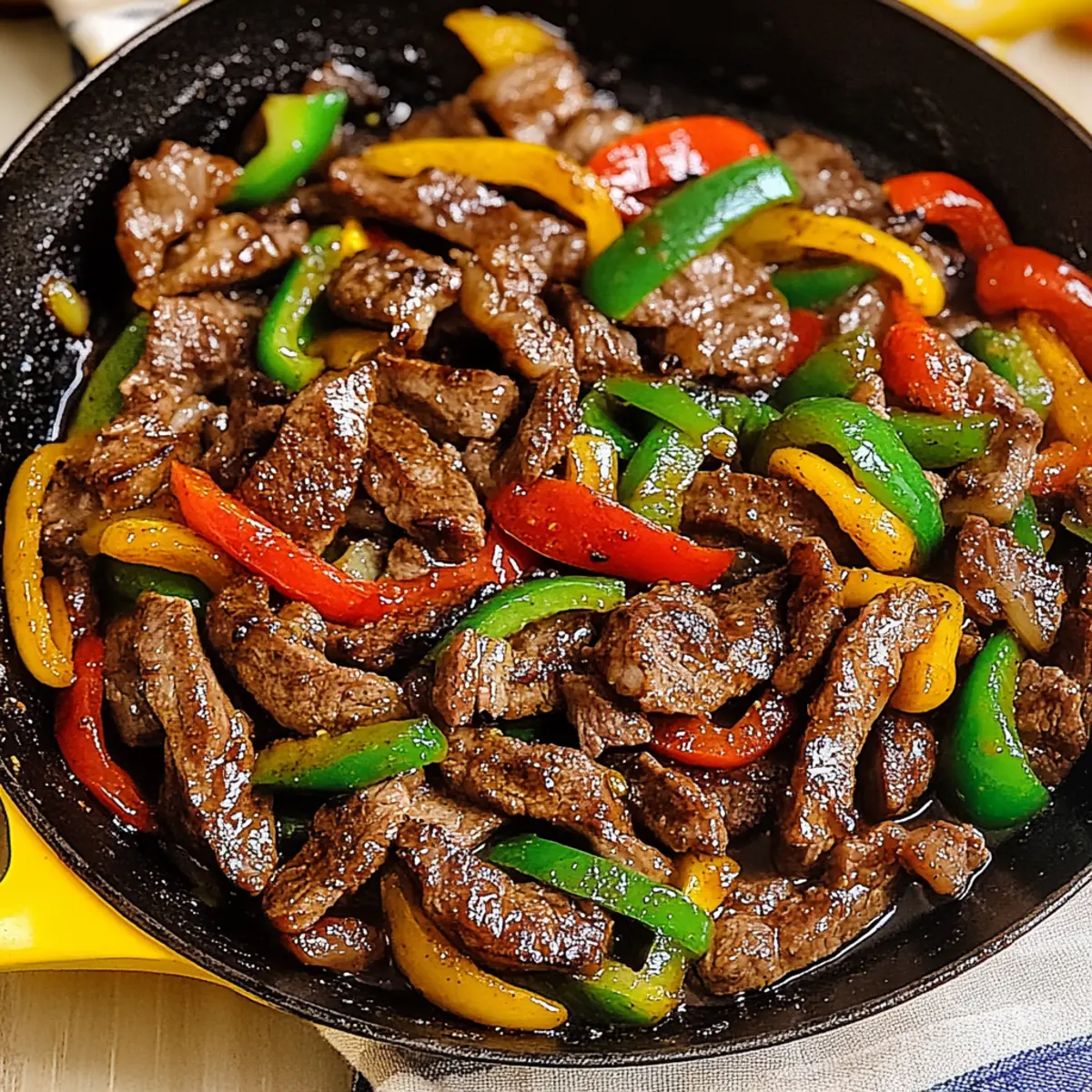 Pepper Steak Skillet