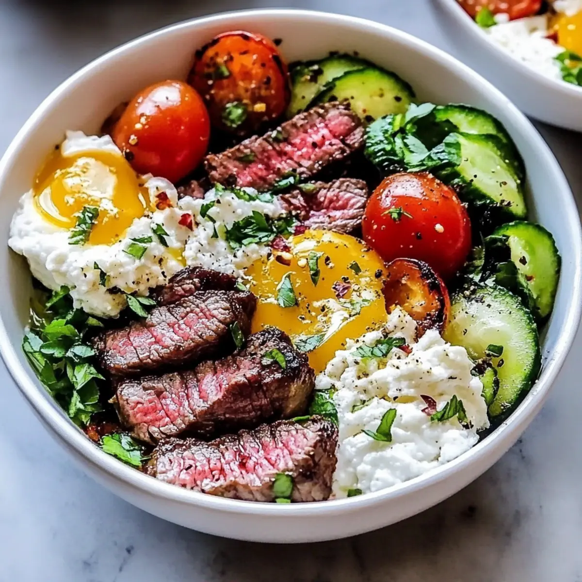 Mediterranean Steak Bowls