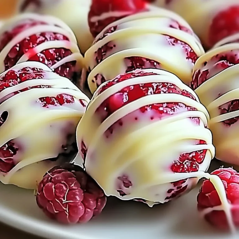 White Chocolate Raspberry Cheesecake Balls